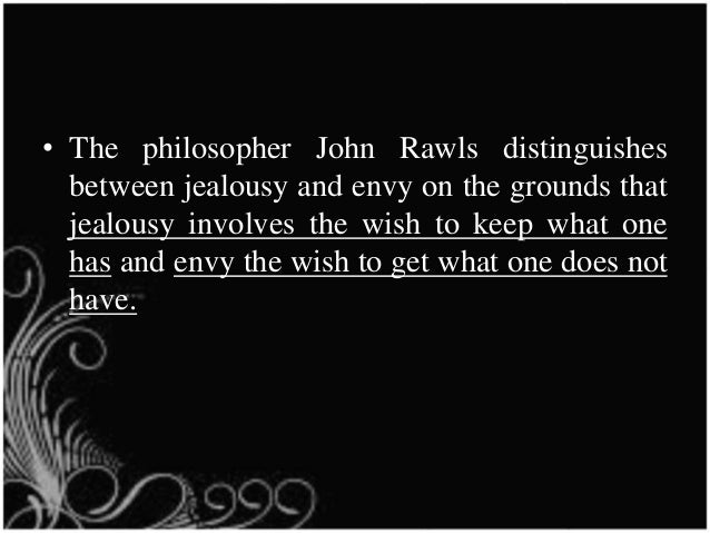 Difference between envy and jealousy